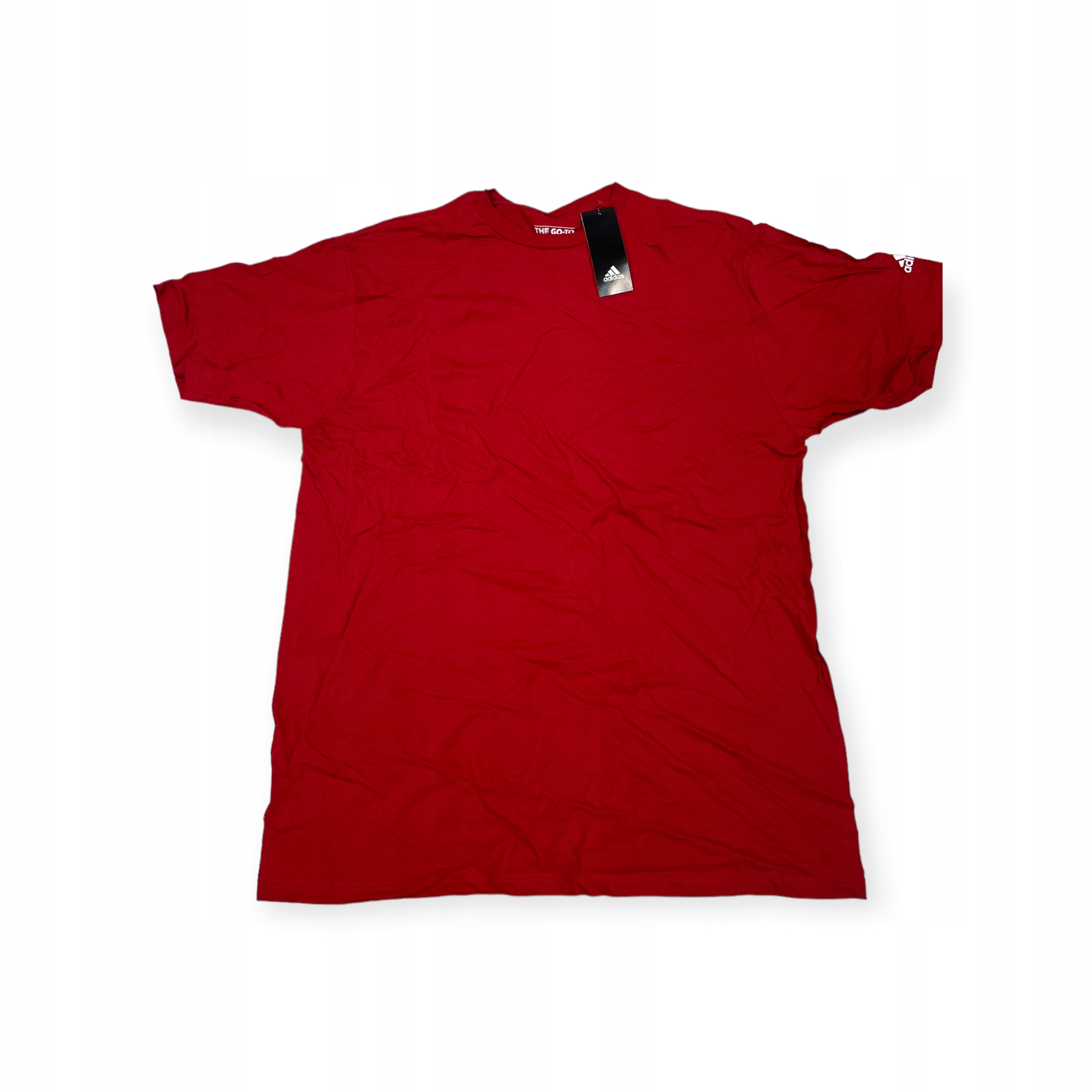 Koszulka T-shirt męski czerwony Adidas S
