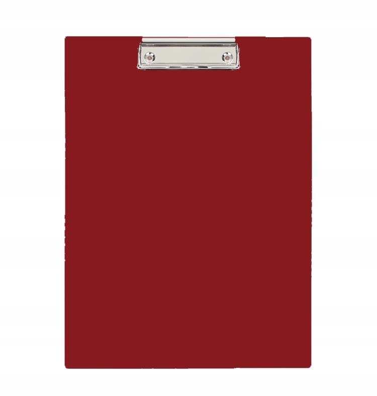 

Deska Podkładka Clipboard z klipsem A4, bordowa