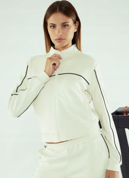 Dámská mikina Guess clara full zip sweatshirt