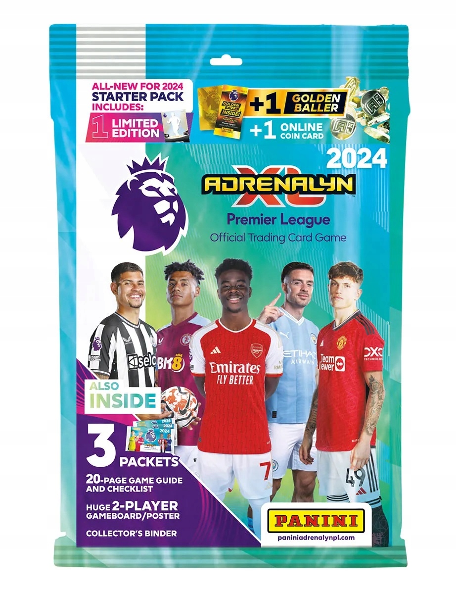 Premier League 2024 Zestaw karty saszetki