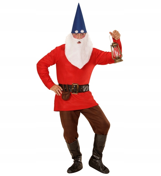 Kostým Trpaslík Skřítek Modrá Čepice XL