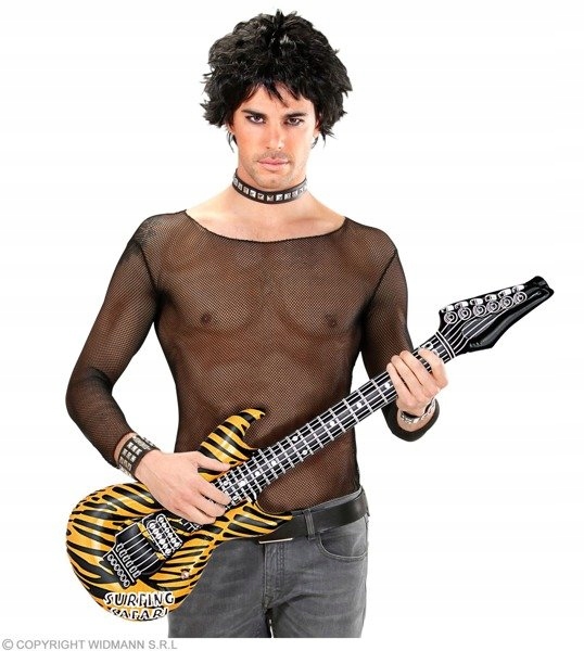 GITARA ELEKTRYCZNA ROCKOWA POMARAŃCZOWA DMUCHANA Płeć uniseks