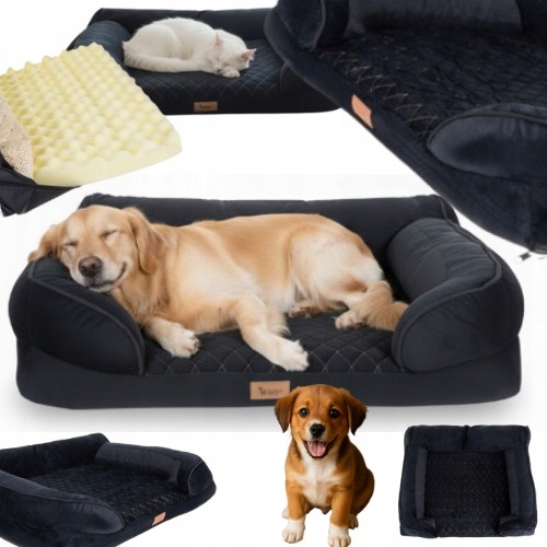 Legowisko Ortopedyczne Dla Psa Kota Purlov M 80x65 Piankowe Antypoślizgowe