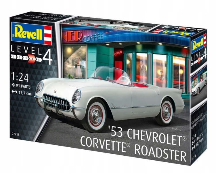 Revell 07718 Chevrolet Corvette Roadster 1953 1:24