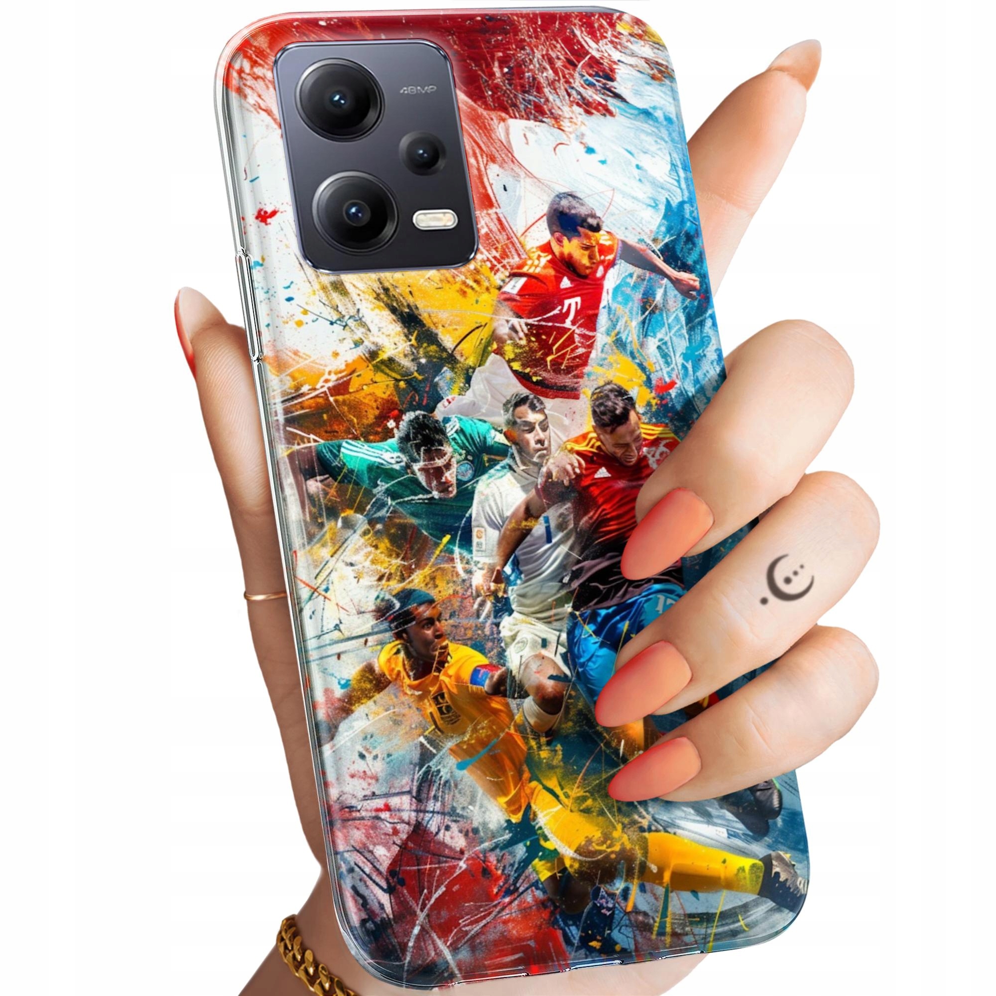 Etui Do Redmi Note 12 5G Poco X5 Euro 2024 Piłkarskie Sportowe Case