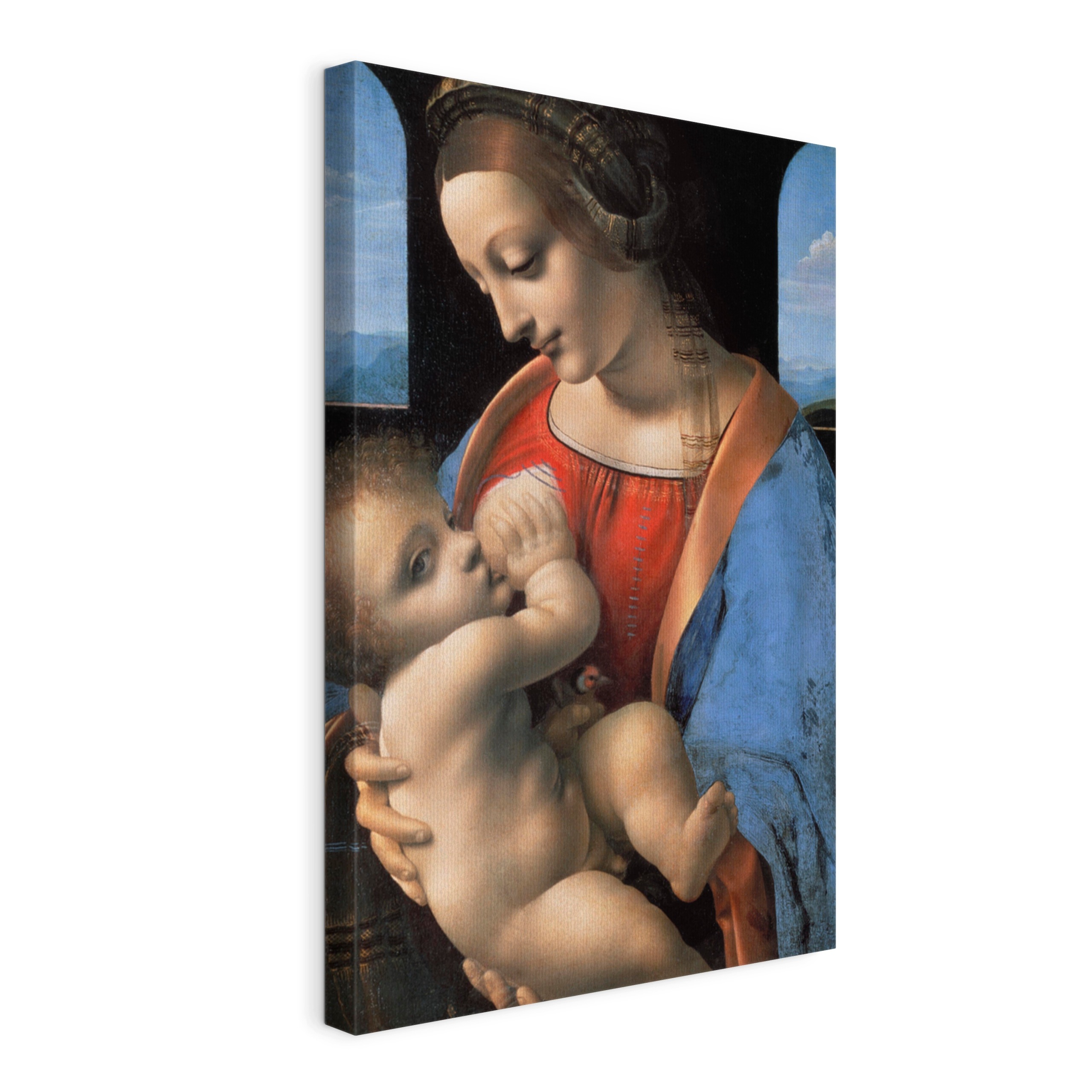 Obraz na plátne Leonardo da Vinci Madonna Litta 120x80 cm