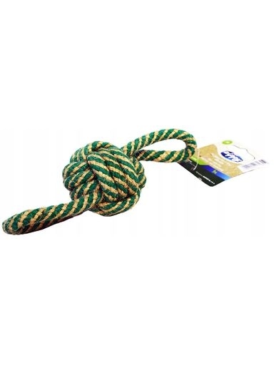 5xZIPPY Hračka pro psy míček provázkový s úchyty Silná ze šňůry 17 cm