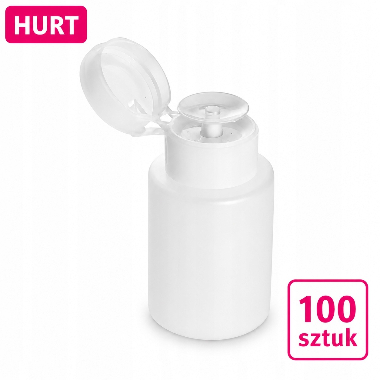 100 ks Dávkovač s pumpičkou na tekutiny ForMe 160 ml, bílá zátka Velkoobchod