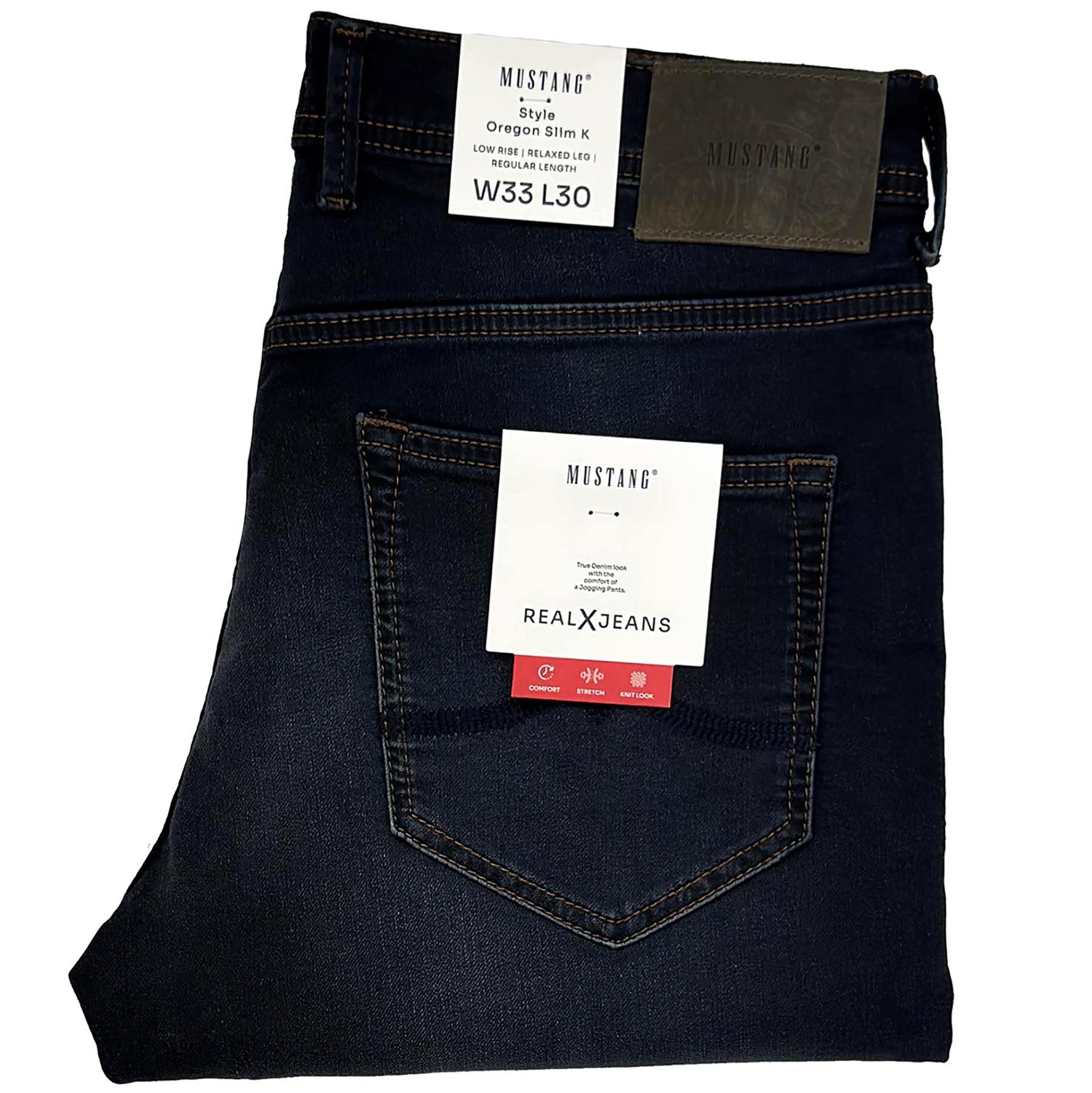 Mustang Oregon Slim K Rockport 803 pánské džíny slim fit W33 L30