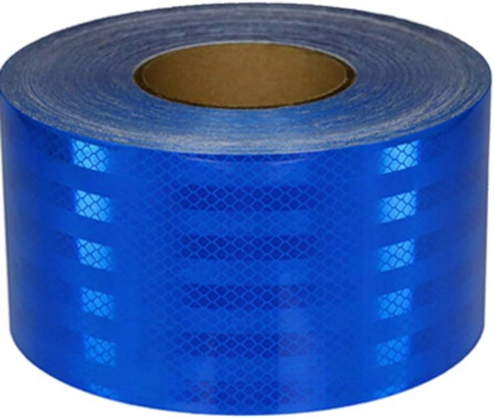 TAŚMA ODBLASKOWA SAMOPRZYLEPNA FOLIA NAKLEJKA NIEBIESKA 10cm Producent części Oralite
