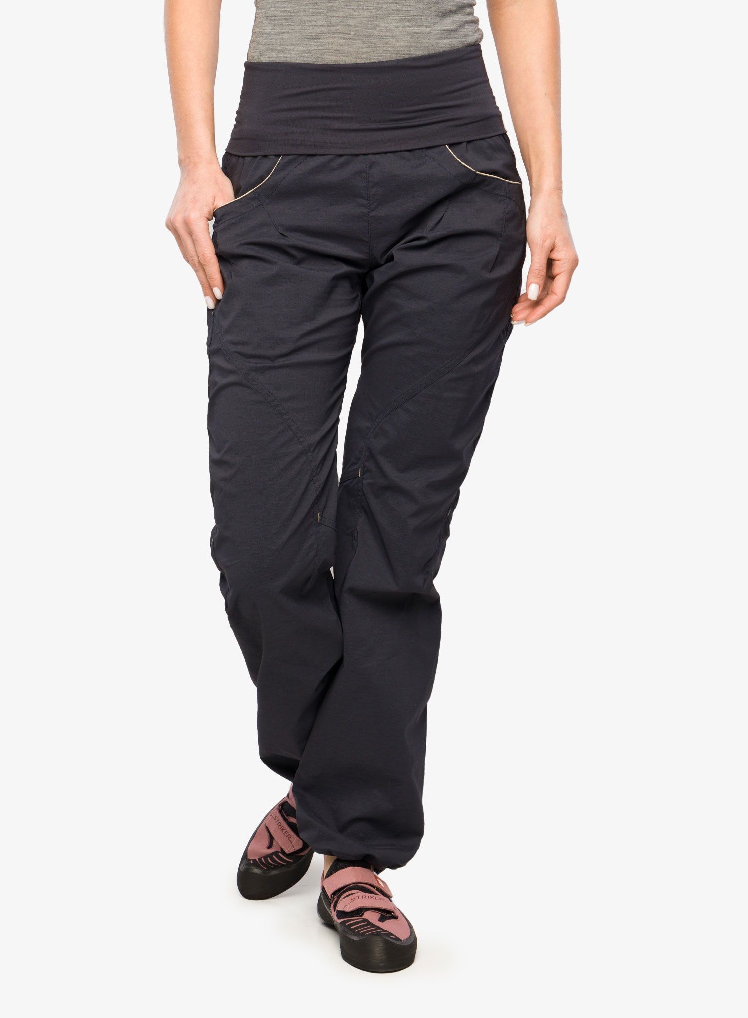 Dámské lezecké kalhoty Ocun Noya Eco Pants anthracite dark navy S