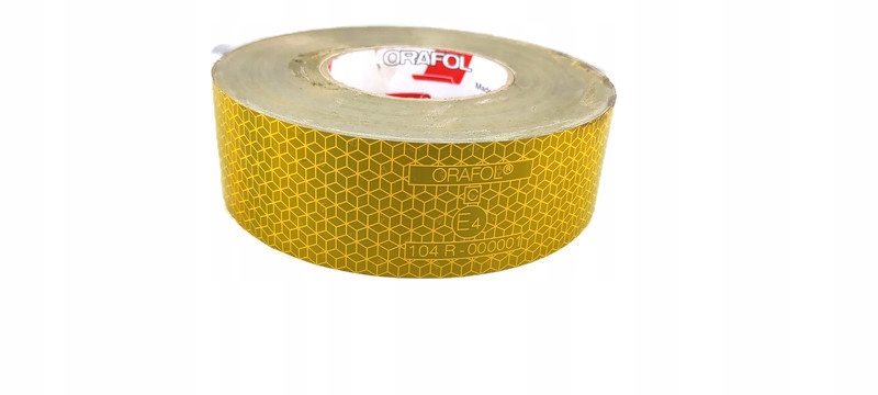 TAŚMA ODBLASKOWA KONTUROWA ŻÓŁTA TIR PLANDEKA