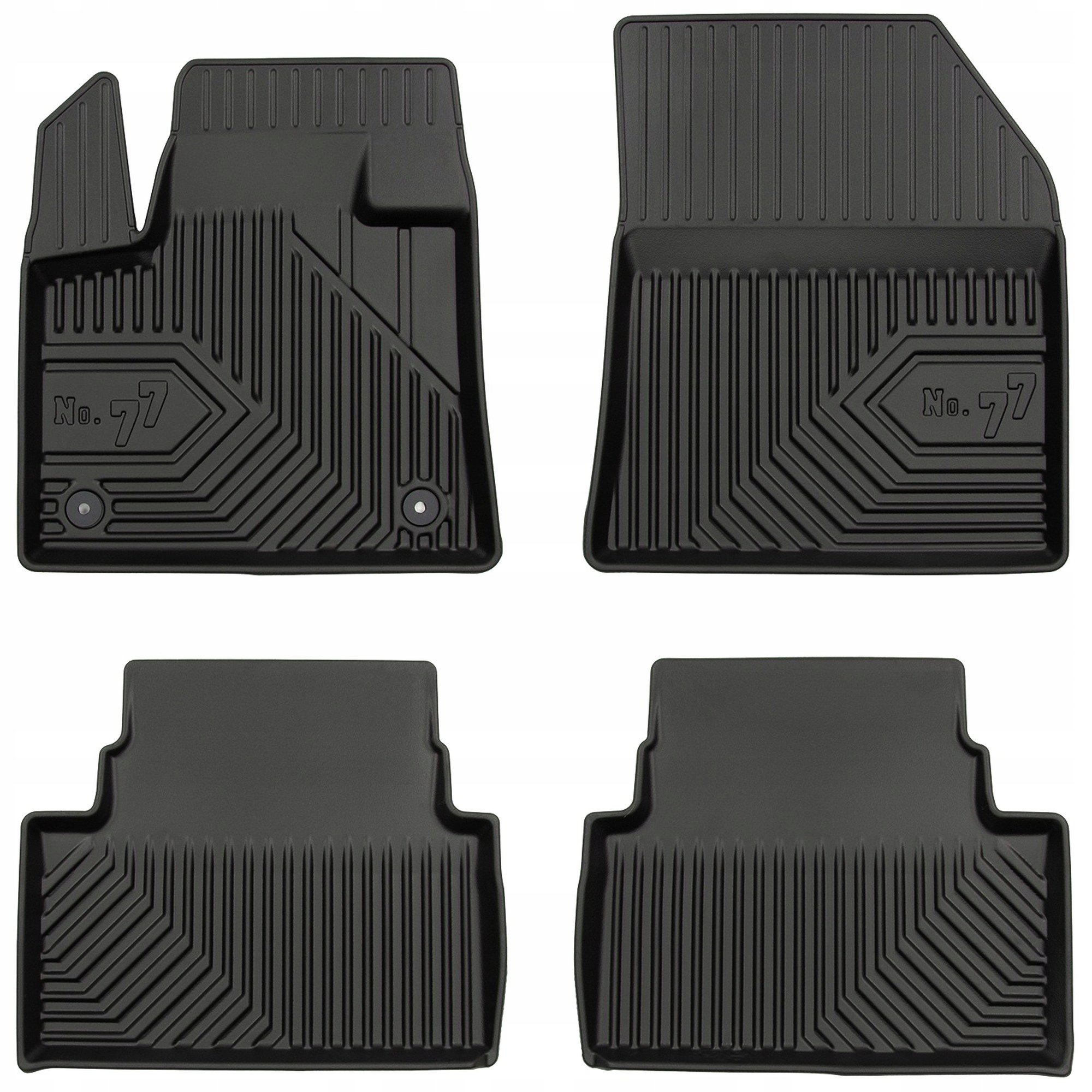 Gumové koberce č.77 pro Citroen C5 Aircross od roku 2018