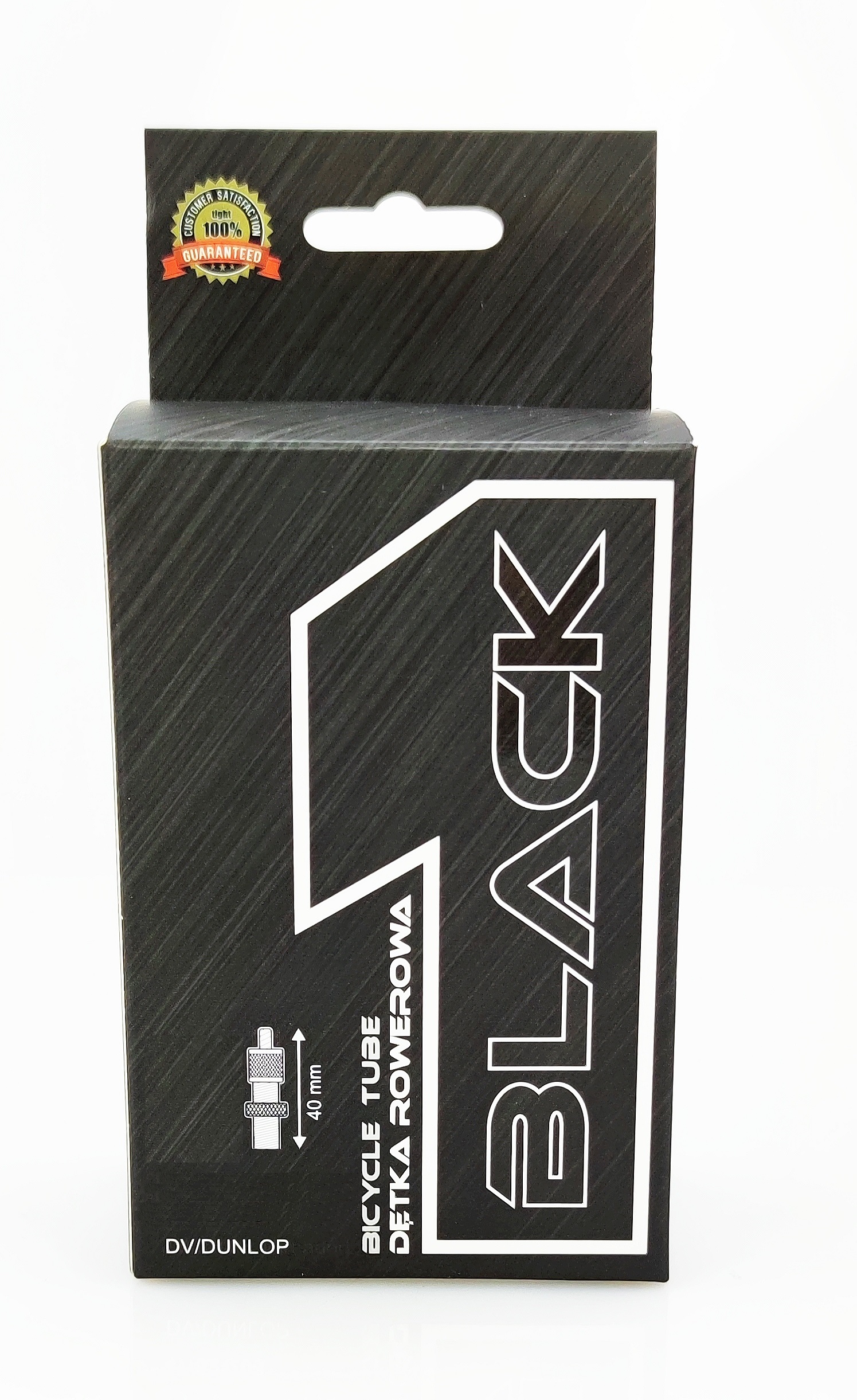 

dętka BLACK1 (37-622) 28 x 1 3/8x1 5/8 zawór DV