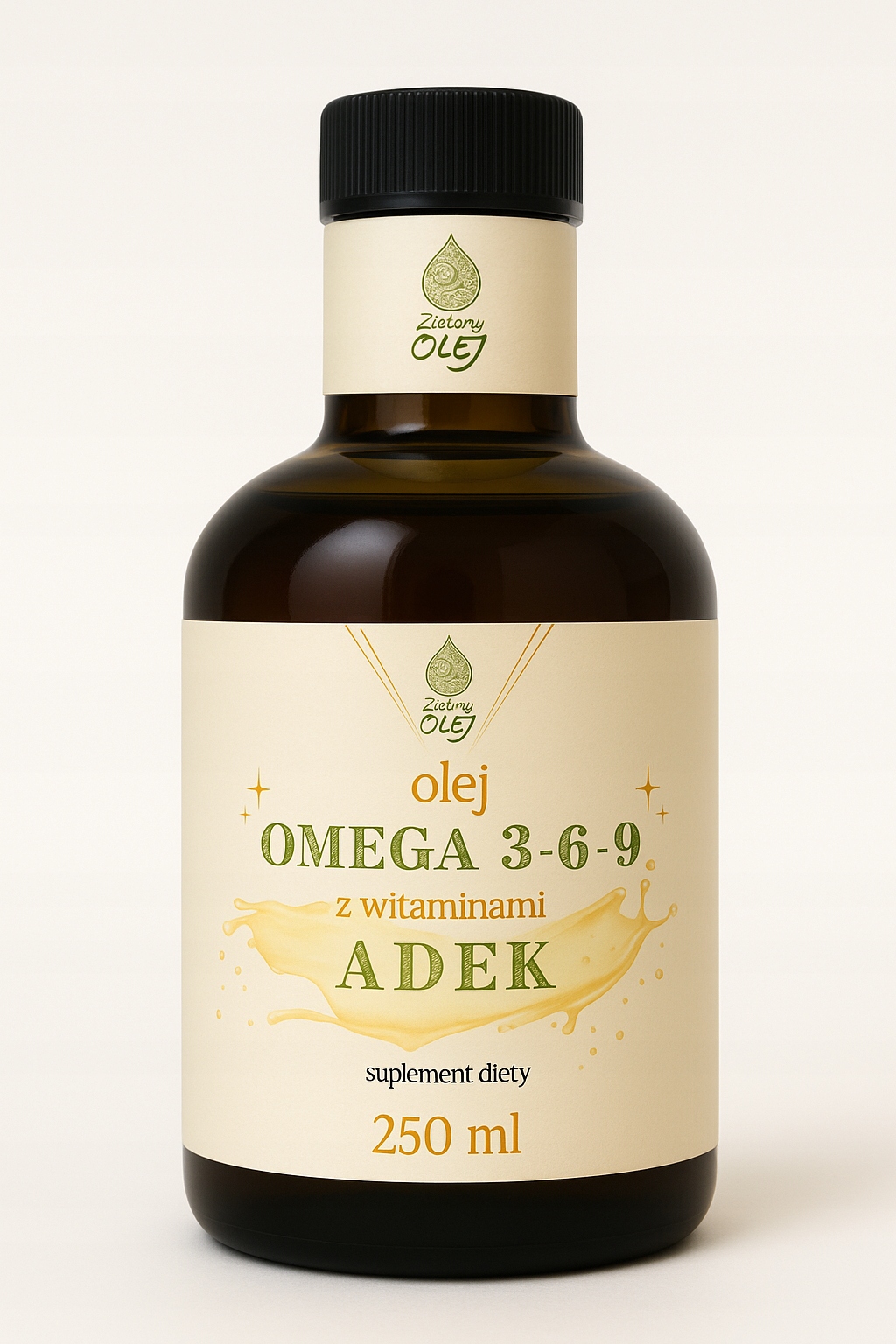 Levně Olej Omega 3-6-9 s vitamíny Adek lisovaný za studena, nerafinovaný