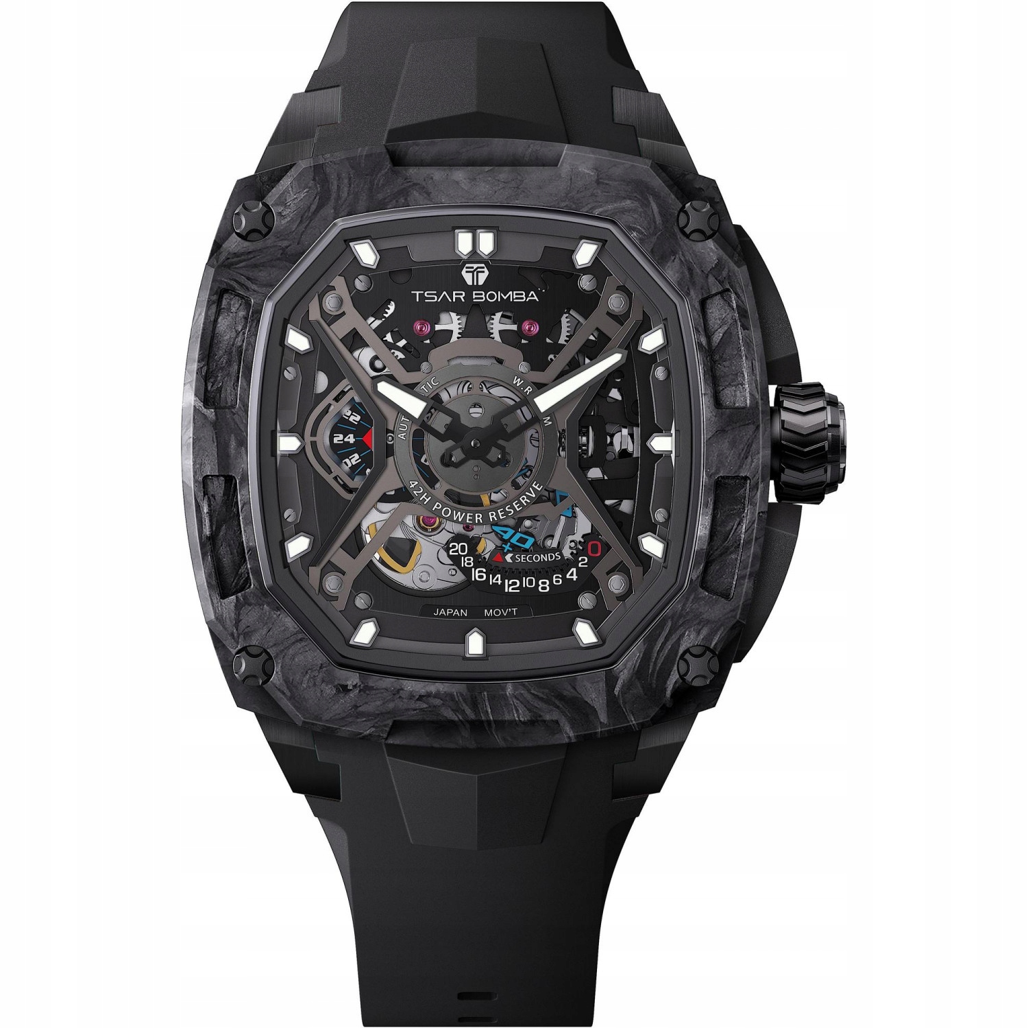 Pánské Hodinky Tsar Bomba TB8605-04 černý pásek