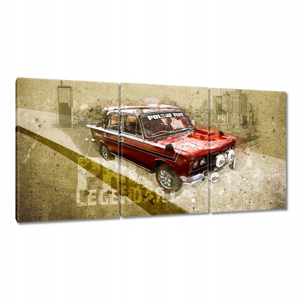 

Obrazy 120x60 Fiat 125p Legenda Auto