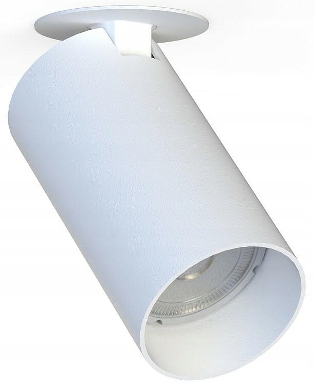 Podomítkové svítidlo Spot Mono Surface Bílé 1xGU10 Očko Závěsný strop