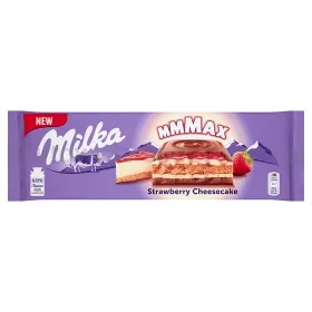 Levně Milka Čokoláda Stawberry Cheesecake 300 g