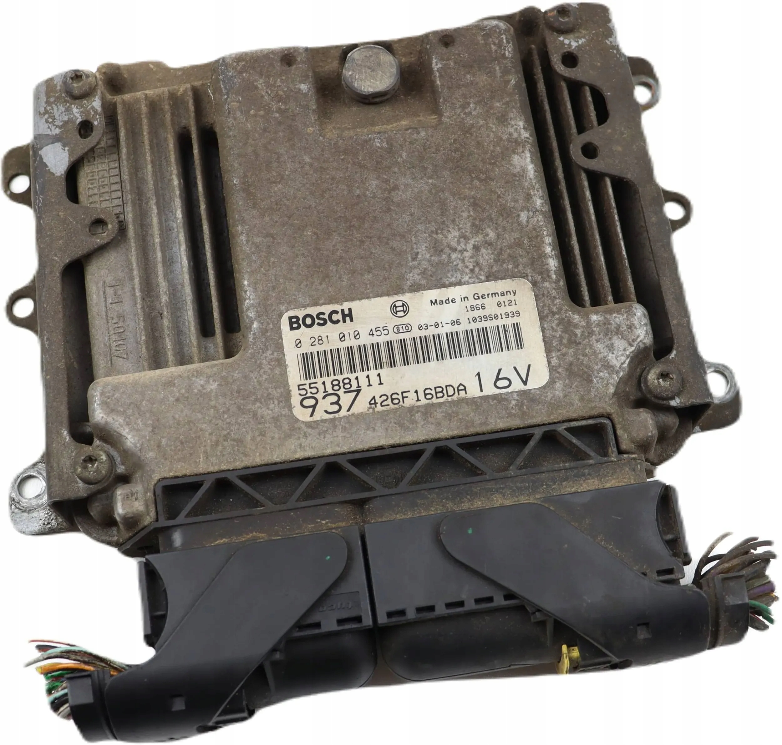 ALFA ROMEO 147 computer control unit of the engine 1.9 JTD 55188111 0281010455