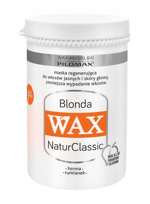 

Wax Blonda Maska Regenerująca Włosy Jasne 480ml