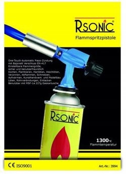 PALNIK GAZOWY LUTLAMPA LUTOWNICA METALOWY niebies Marka inna