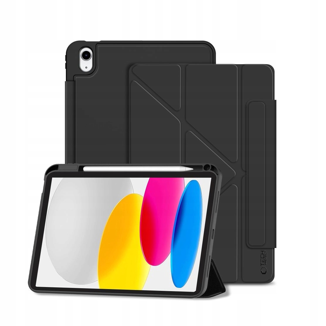 Etui do iPad 10.9" iPad 11" Tech-Protect Sc Pen Origami czarne