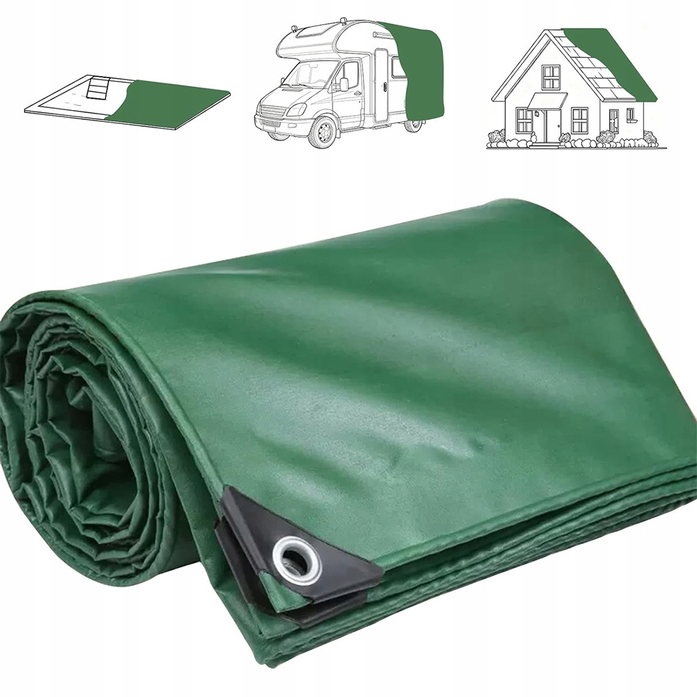 Vyztužená Plachta Voděodolná Plachta 2x3 m Fólie Ochranný Obal Silný