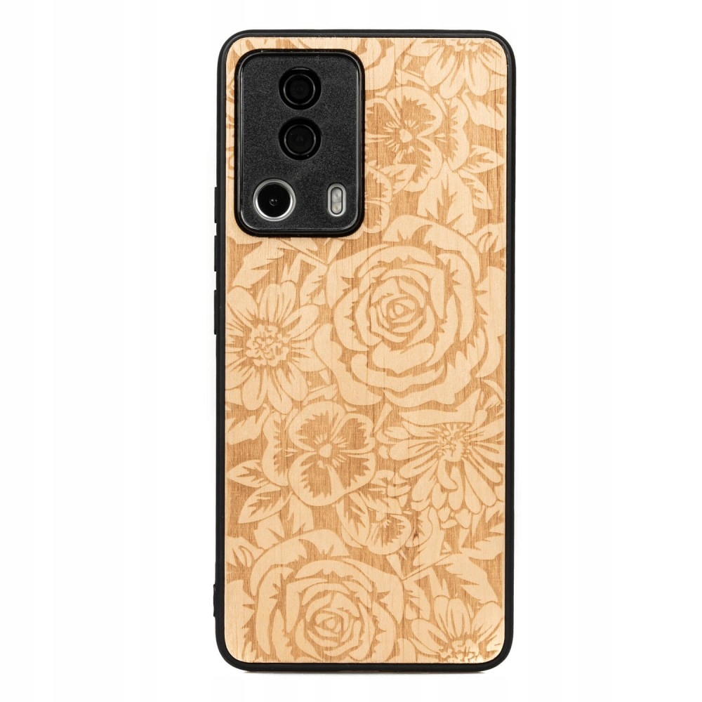 Dřevěné Pouzdro Bewood pro Xiaomi 13 Lite Růže Aniegre