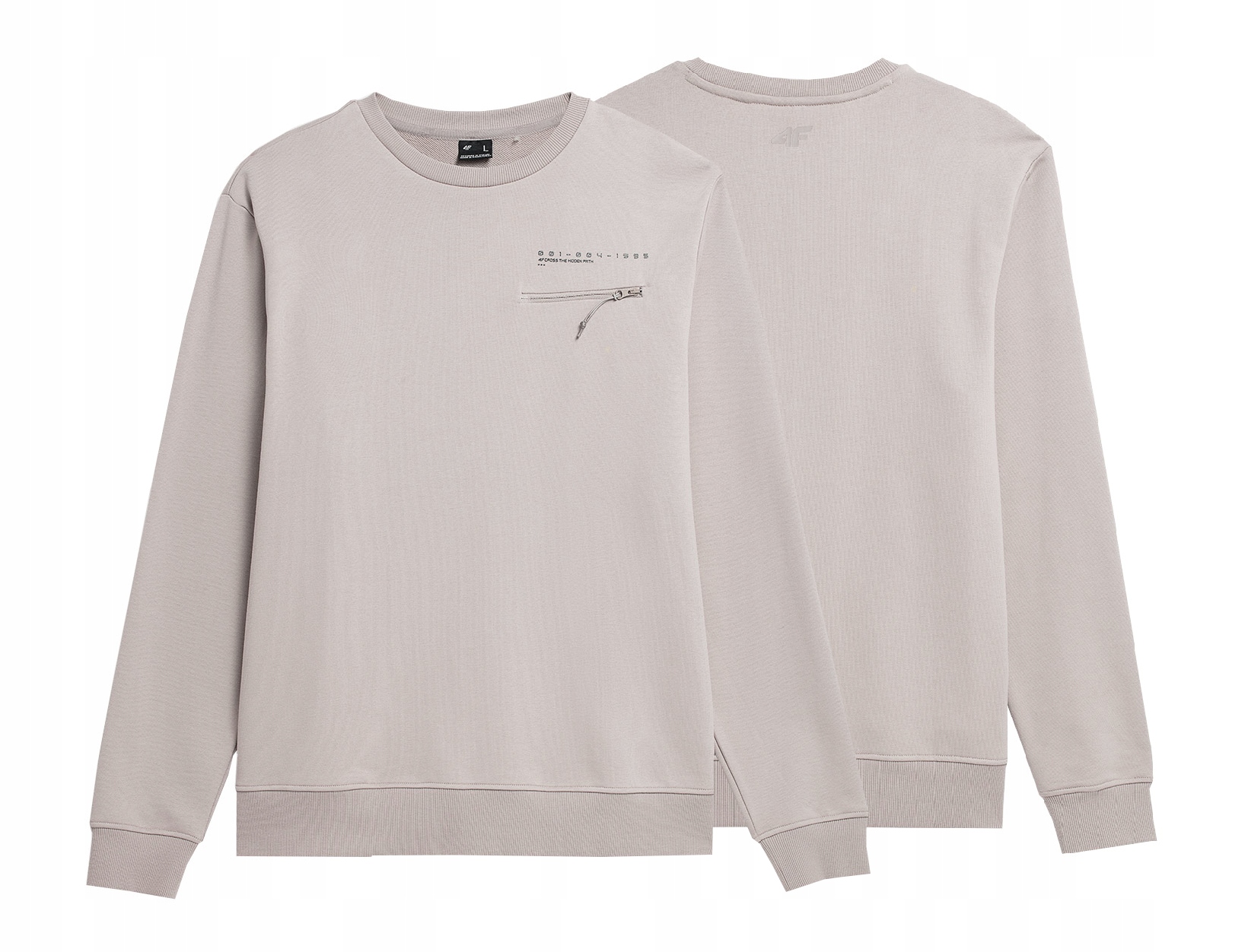 BLUZA MĘSKA 4F DRESOWA SPORTOWA BEZ KAPTURA Rodzaj bez kaptura wkładane przez głowę