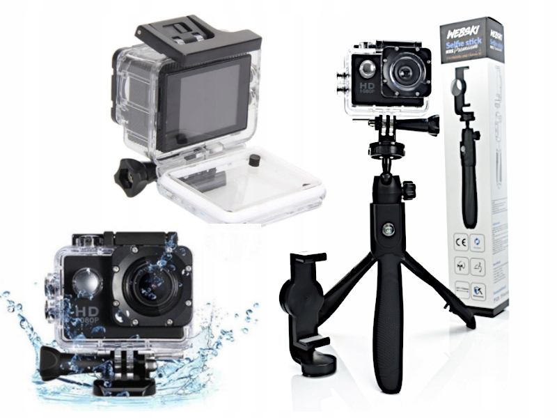 Sportovní Kamera Hd Pro Natáčení Stojan Na Stativ