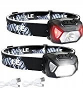 Le Headlamp Latarka Czołowa Opaska Reflektor 2 SZT — miniatura 8