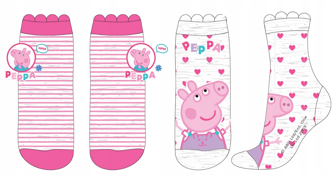 

skarpetki Świnka Peppa Pig skarpety 2pak 23-26