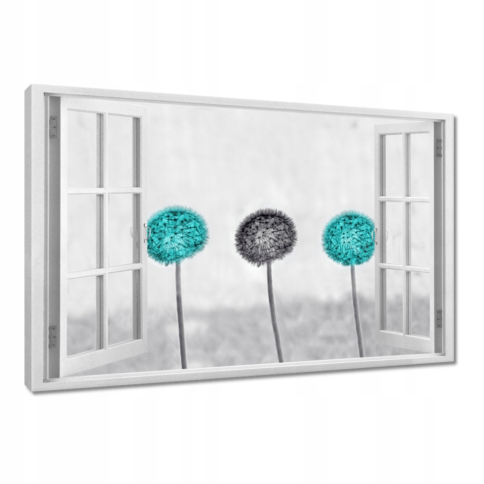 

Obrazy 120x80 Turkusowe dmuchawce