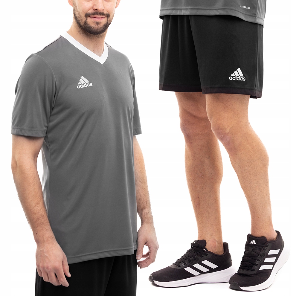 Sportovní oblečení adidas Entrada 22 Komplet Pánské tričko Kraťasy vel. L