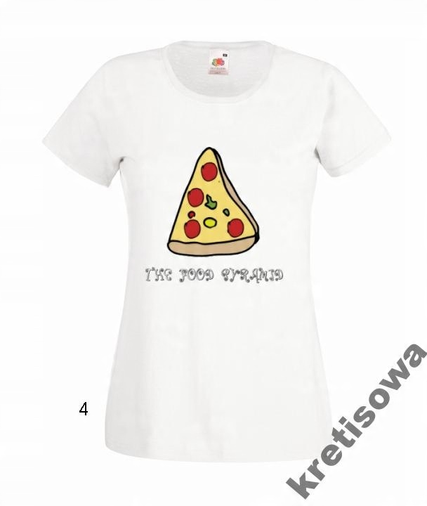 

Koszulka Dla Miłośników Pizzy Pizza Rozmiary