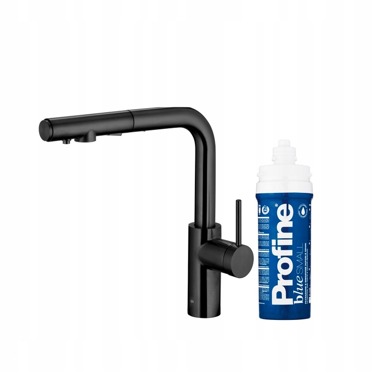 Kfa Kuchynská Batéria Duero Pure Basic, Čierna Filter Profine Blue Malá