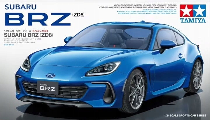 Tamiya 24362 Subaru Brz (ZD8) Car Scale 1/24 Hobby Plastic Kit New