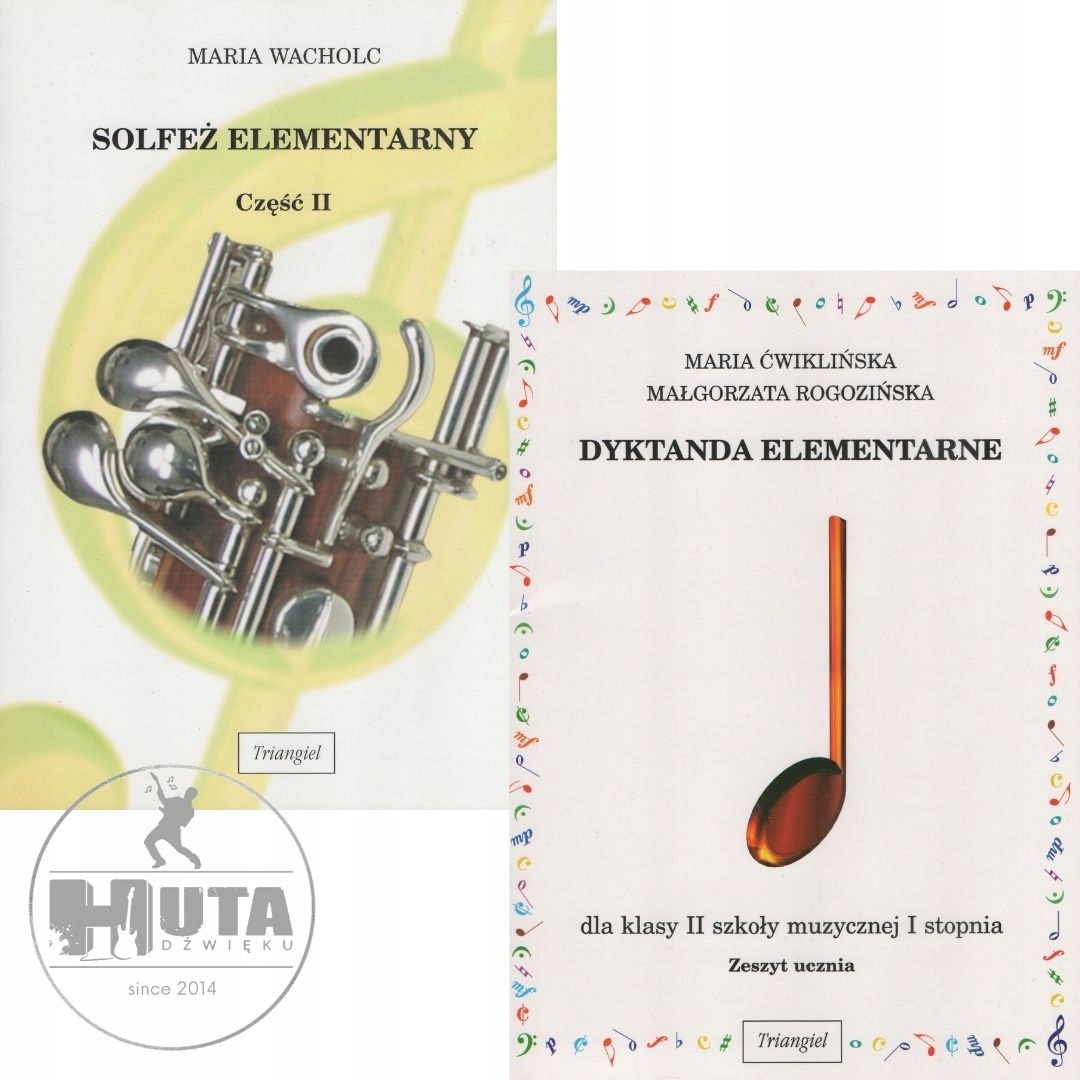 Solfeż elementarny + Dyktanda elementarne 2 ZESTAW