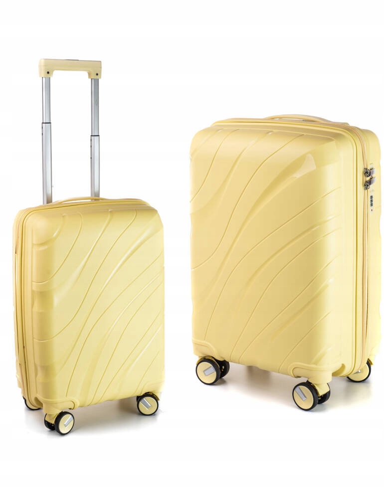 Walizka Kabinowa Rgl Bagaż Do Samolotu Polipropylen Tsa Żółty