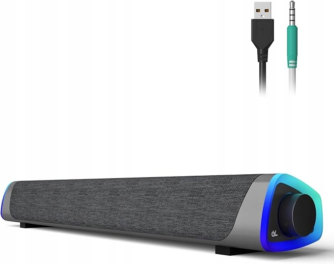 Głośniki Komputerowe Soulion R30 Soundbar Usb Led Rgb Aux