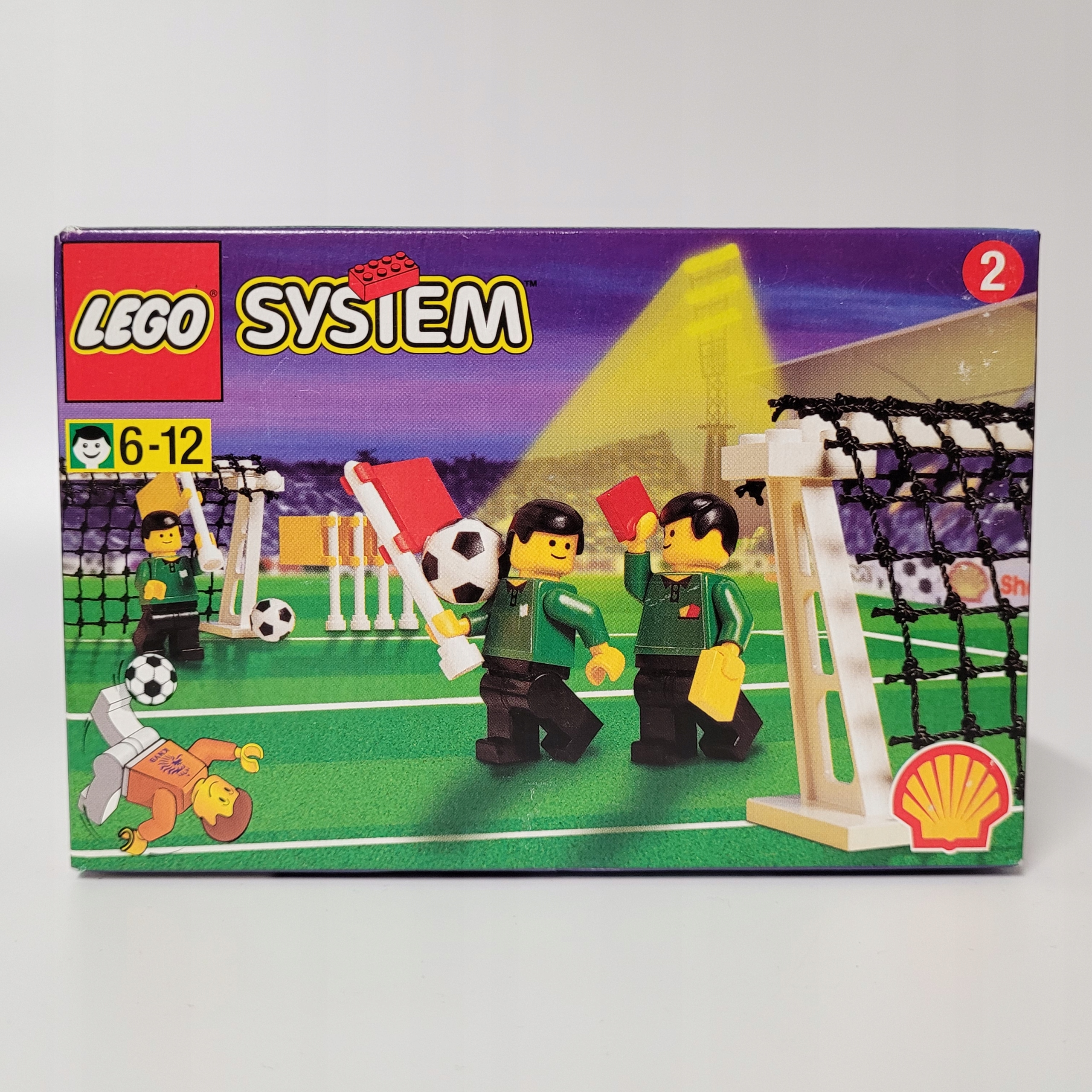 Lego System Sports 3303 piłka nożn Shell Mundial Fifa minifigurki Misb 1998