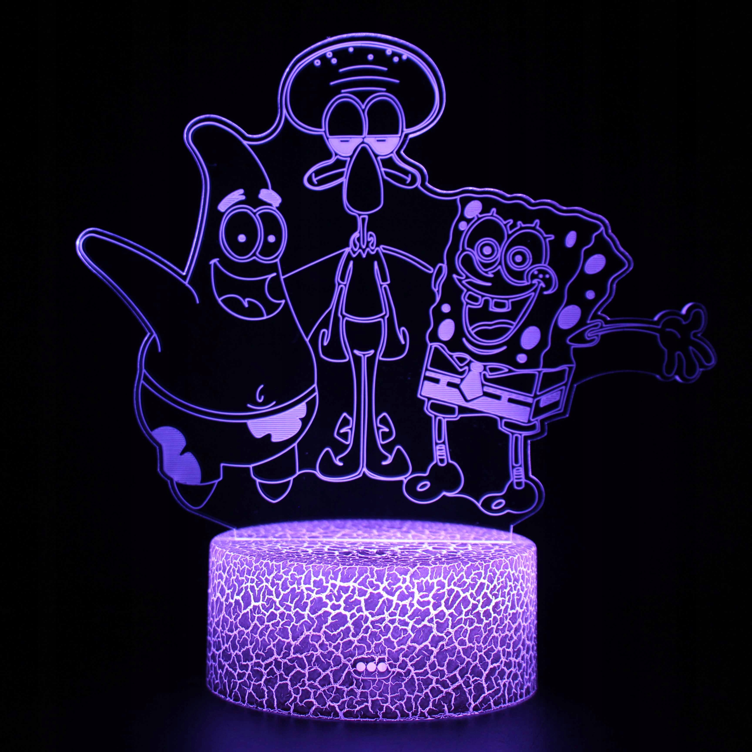

Lampka 3D nocna led usb na prezent-spongebob#1567