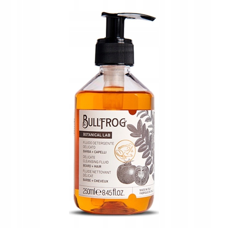 Bullfrog Botanical Lab Delikatny szampon do włosów i brody 250ml