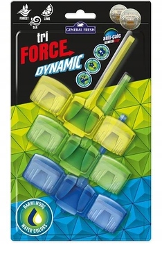 

Tri Force Dynamic kostka do Wc barwi wodę 3-pak