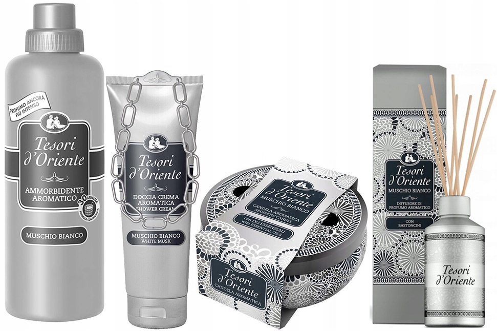 Tesori d'Oriente Muschio Bianco Świeca Zapachowa 200 g — 7