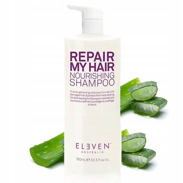 Šampon S Aloe Vera Eleven Australia Repair My Hair 960 ml Hydratační Vlasy