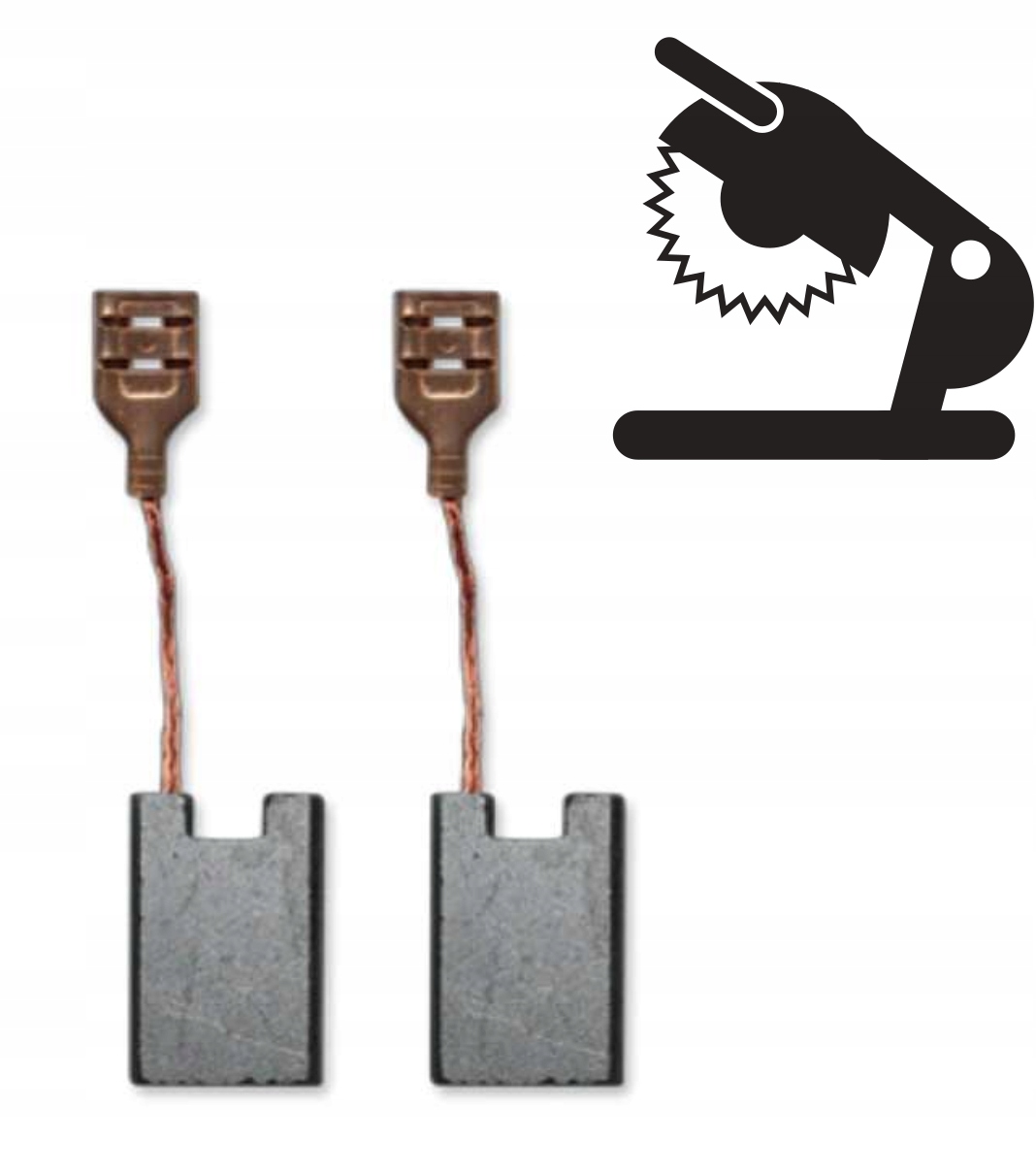 

Szczotki Elektrografitowe Węglowe 19,2x13,2x6,3 mm