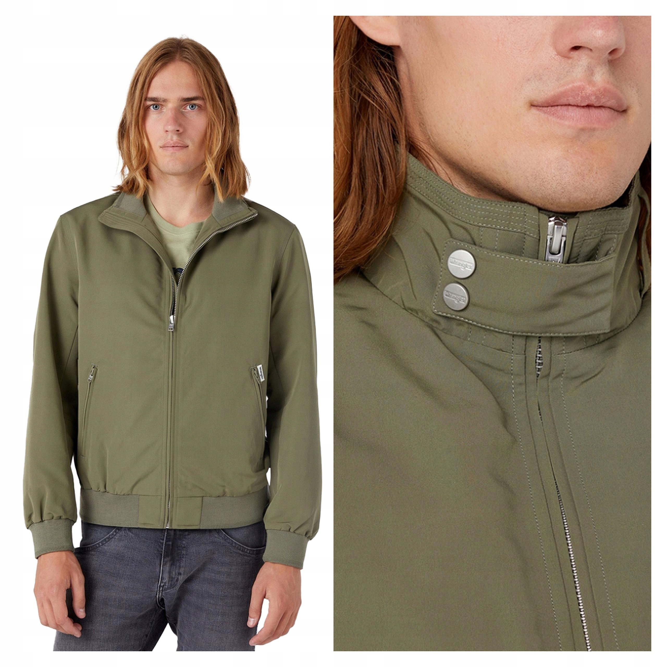 Pánská přechodová bunda Wrangler Harrington Jacket XXL