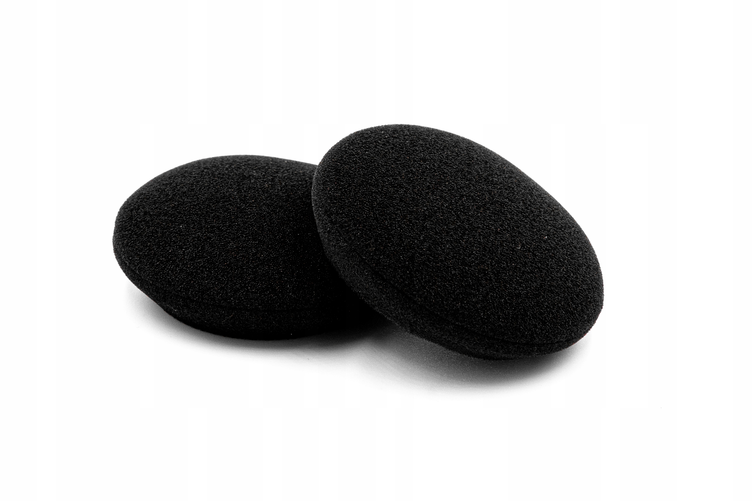 NAUSZNIKI PADY GĄBKI PODUSZKI PIANKI DO SŁUCHAWEK 40MM 4CM JAKOŚĆ Kolor dominujący czarny